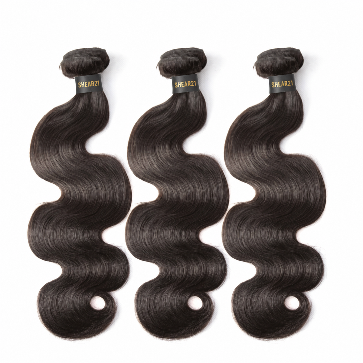 Shear 21 Essential Bundle Deal — 3 Bundles | Straight or Body Wave